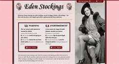 Desktop Screenshot of edenstockings.com