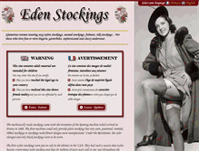 Tablet Screenshot of edenstockings.com